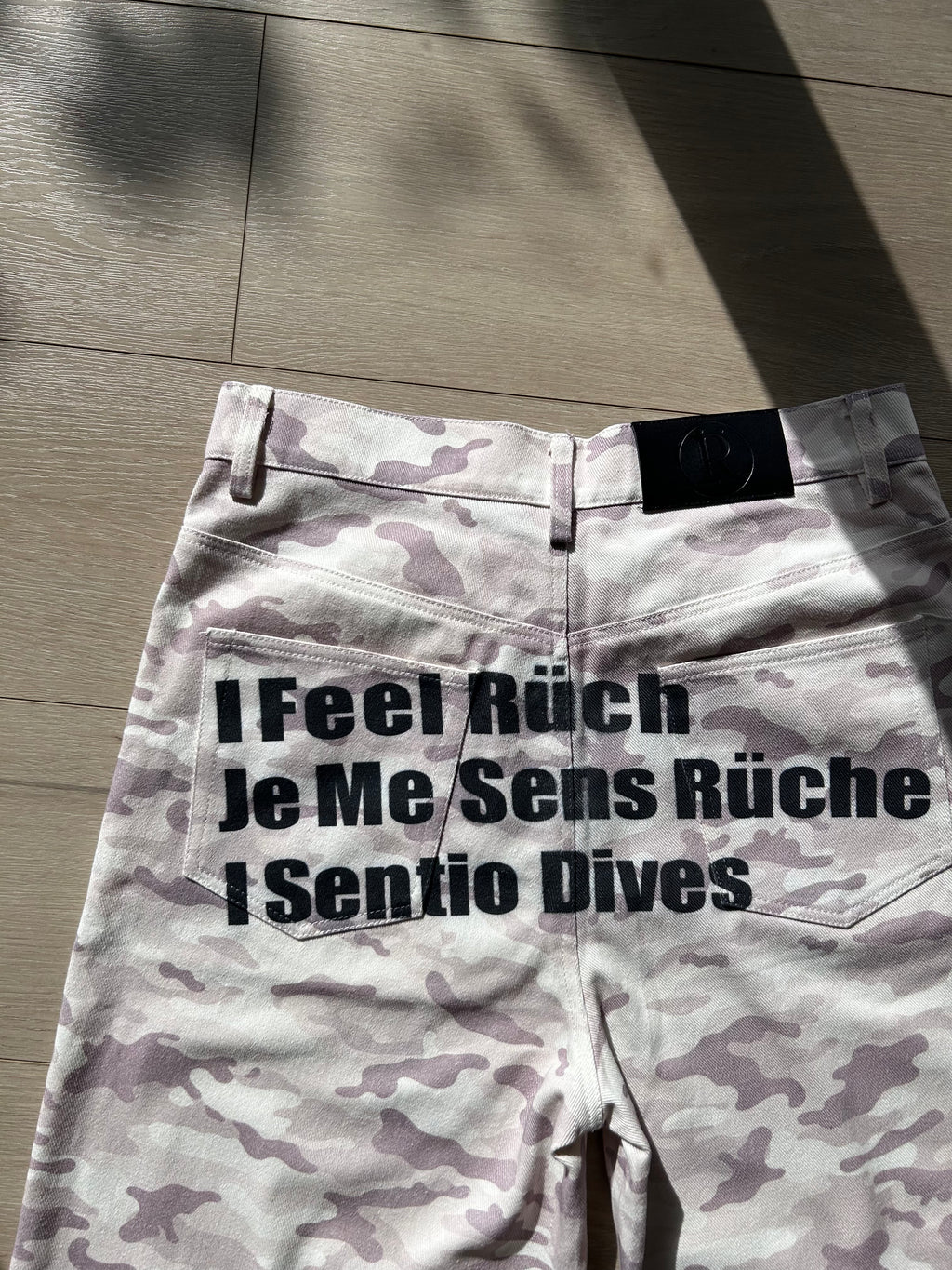 "I Feel Rüch" Camo Jorts